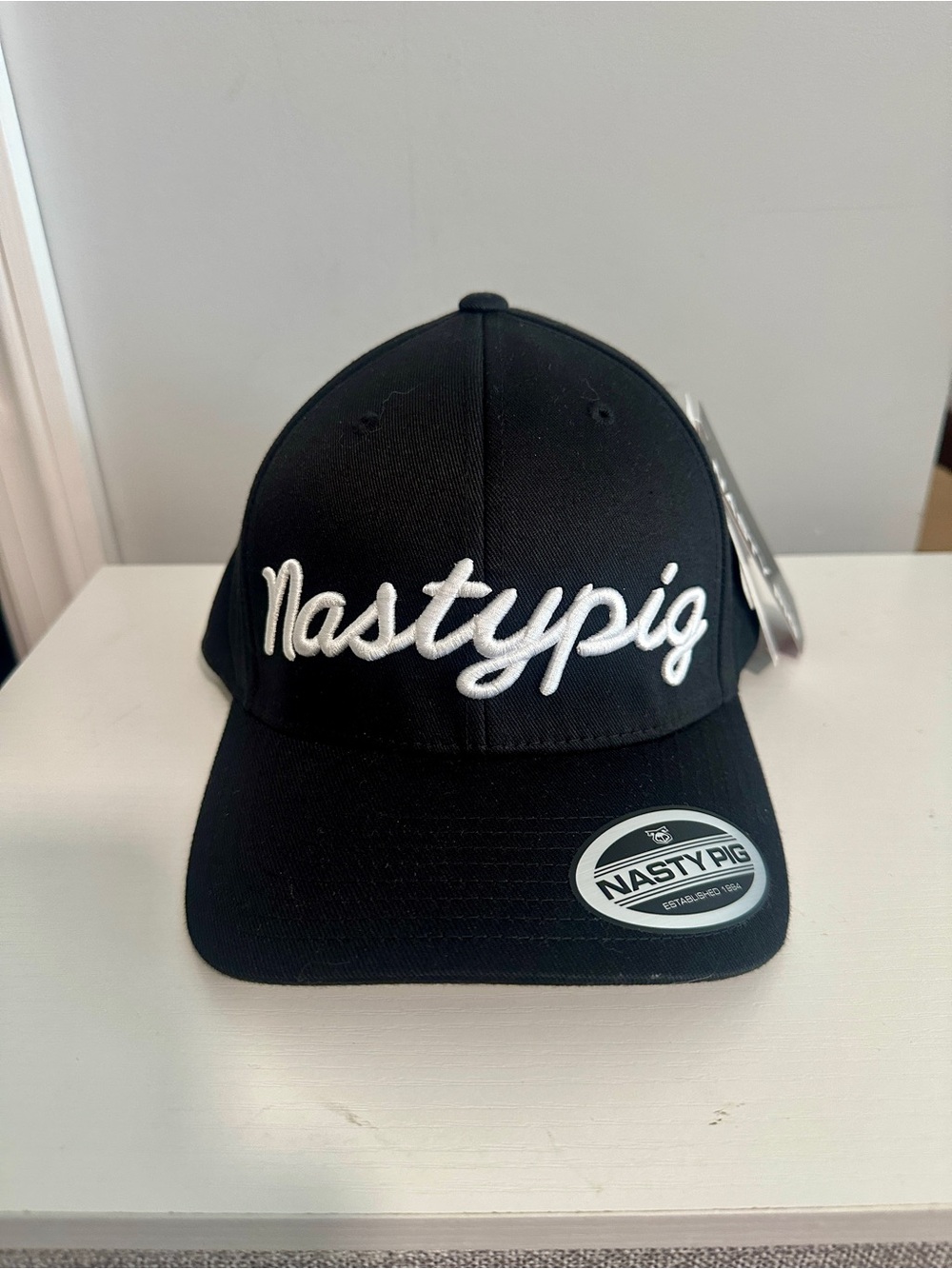 Nasty Pig Bro Cap Fitted Black L/XL NWT RARE